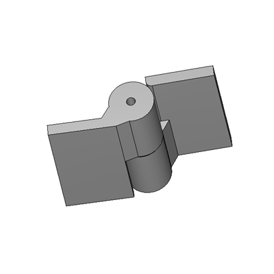 2875LH-304 Half Mortise